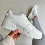 Essential Lace Up Trainers - White