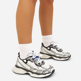 Runway Contrast Trainers - Silver