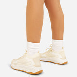 Farah Contrast Running Trainers - Beige