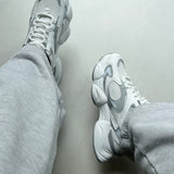 Nevada Reflective Lace Up Trainers - White