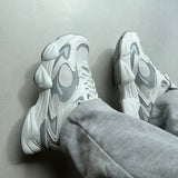 Nevada Reflective Lace Up Trainers - White